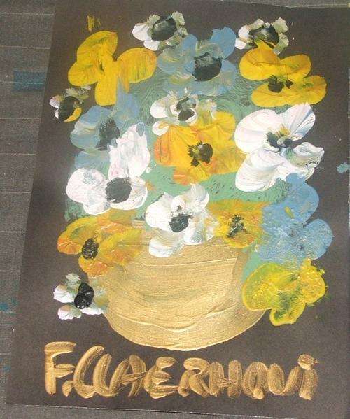 A5 stunning Original Claerhout flowers for you.........