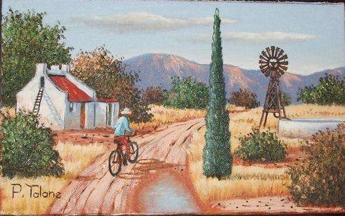 Stunning Original P. Talane.......oil on board....18.5 x 30 cm