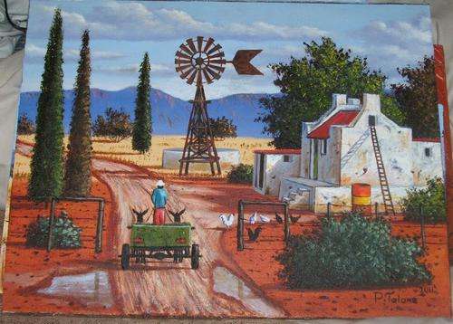 Stunning!!!! Orignal P. Talane....oil on board.....place your bid on this one.....350 x 450 mm