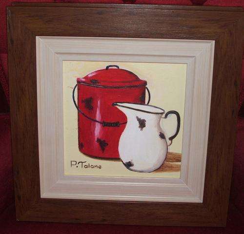 Stunning!! Original P. Talane...oil on canvas on board....200 x 200mm with rame 360 x 360 mm