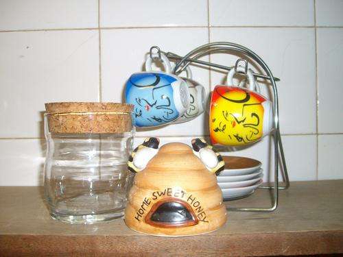 Espresso Set with jar and ornament