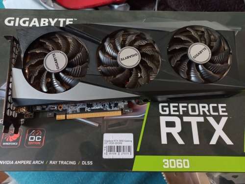 Gigabyte rtx 3060 12gig ram