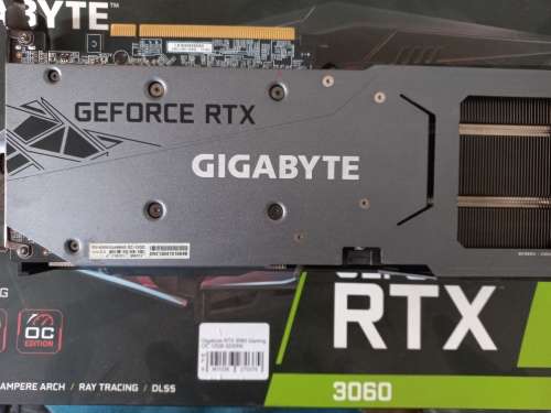 Gigabyte rtx 3060 12gig ram