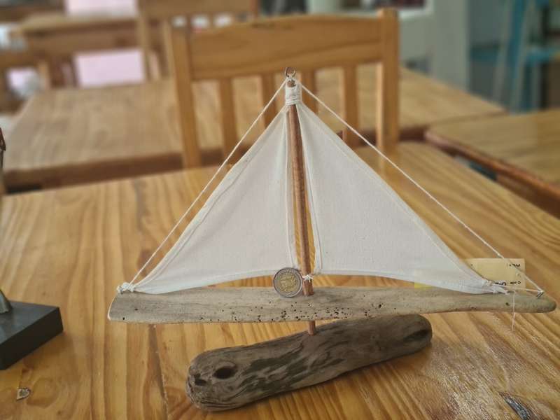 Driftwood Sailboat