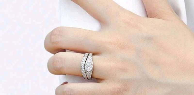 S925 Cubic Zirconia ring Size 7