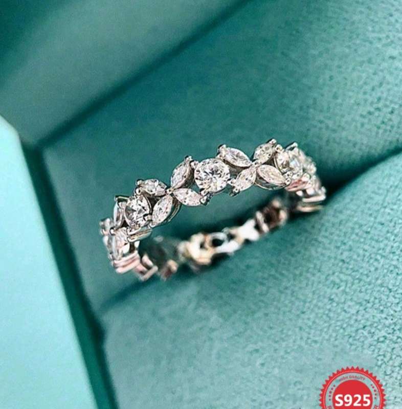 S925 Sterling Silver Cubic Zirconia ring