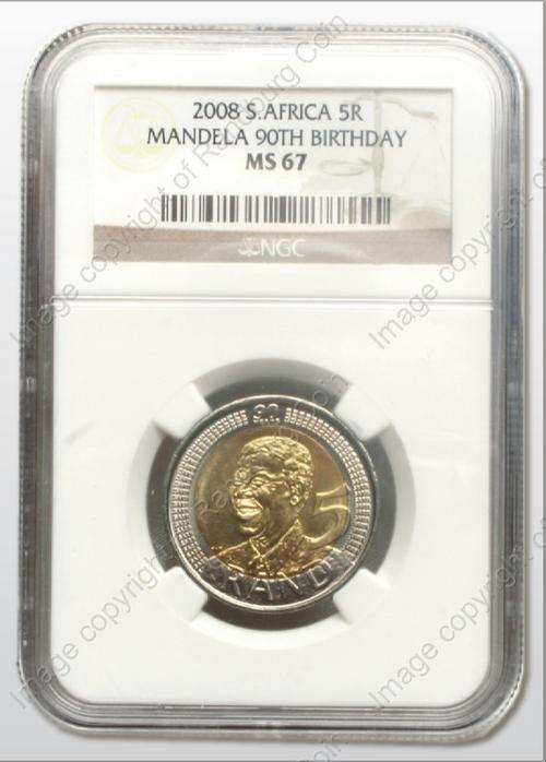 ***WOW*** MS67 2008 Mandela Birthday R5!!!!!!! CrAzY R1 StArT..........