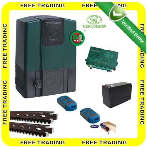 D5 EVO SLIDING GATE MOTOR KIT-RAZ RACK (CENTURION)