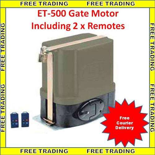 ET-500 Gate Motor Incl. 2 x Remotes (500Kg)(Free Delivery)
