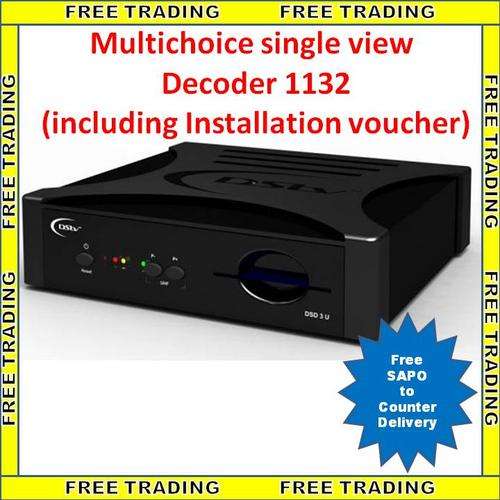 Multichoice DSTV single view Decoder 1132 (including Installation voucher)(Free Delivery)