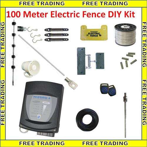 100 Meter Electric Fence DIY Kit (5 Line)