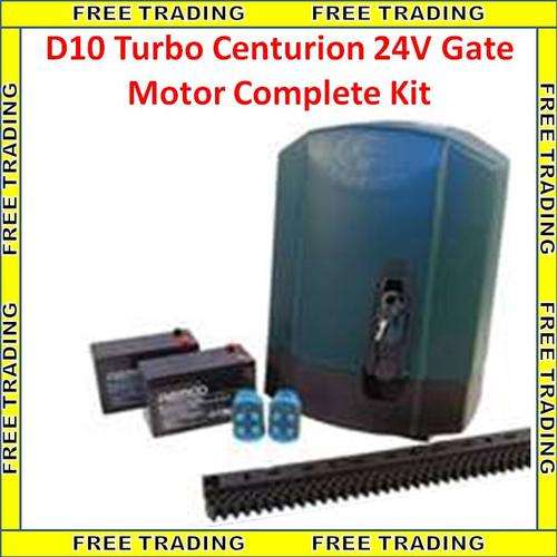 Centurion D10 Turbo Gate Motor Complete Kit 24V