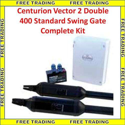 Centurion Vector 2 Double 400 Standard Swing Gate Complete Kit