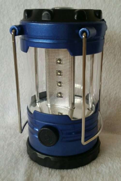 Bivouac Camp light with compass. Battery operated.