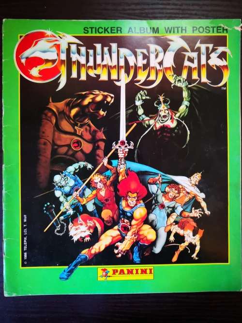 Thundercats Panini  Sticker Album 1986