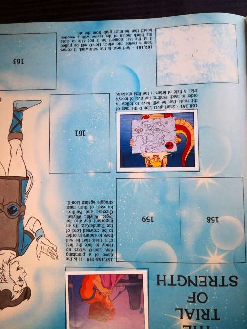 Thundercats Panini  Sticker Album 1986