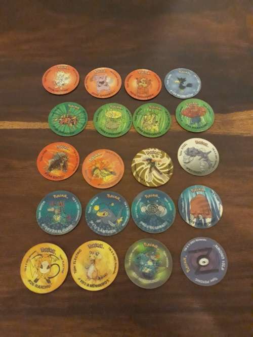 Pokemon 3D TAZZOS Lot x20 - all for One Bid!