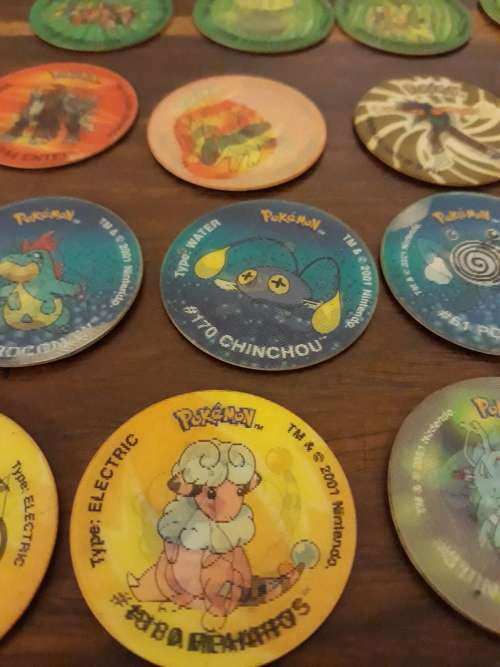 Pokemon 3D TAZZOS Lot x20 - all for One Bid!