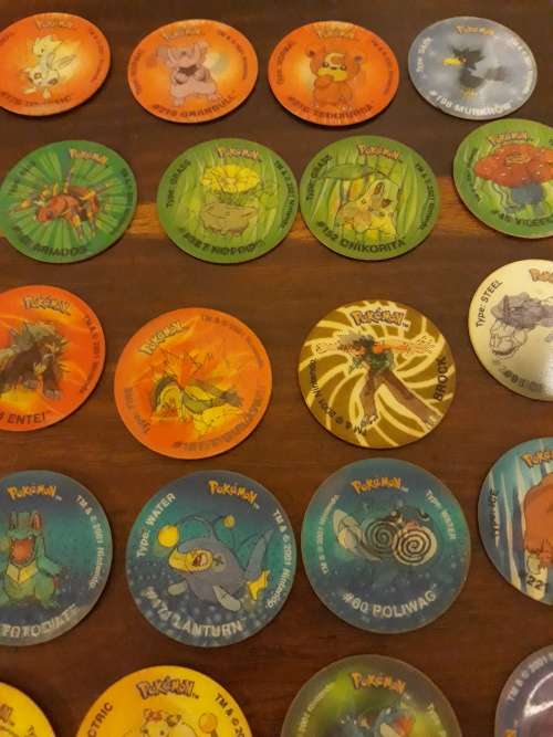 Pokemon 3D TAZZOS Lot x20 - all for One Bid!