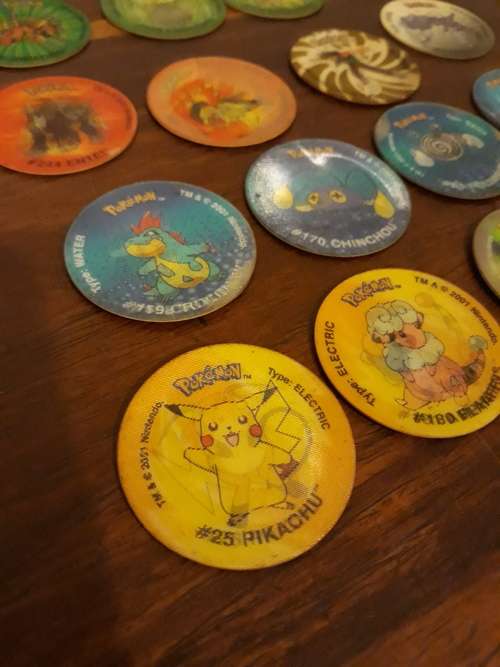 Pokemon 3D TAZZOS Lot x20 - all for One Bid!