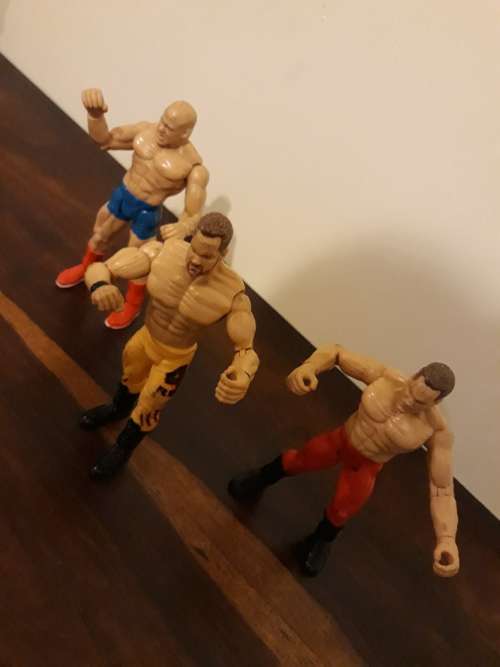 Vintage WWE Wrestling Action Figures x3 for One Bid!