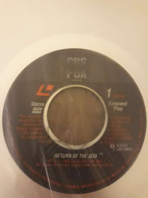 Very Rare 1983 Star Wars Lazer Disc in Mint Condition! (Return of the Jedi) PLUS a Free Gift!