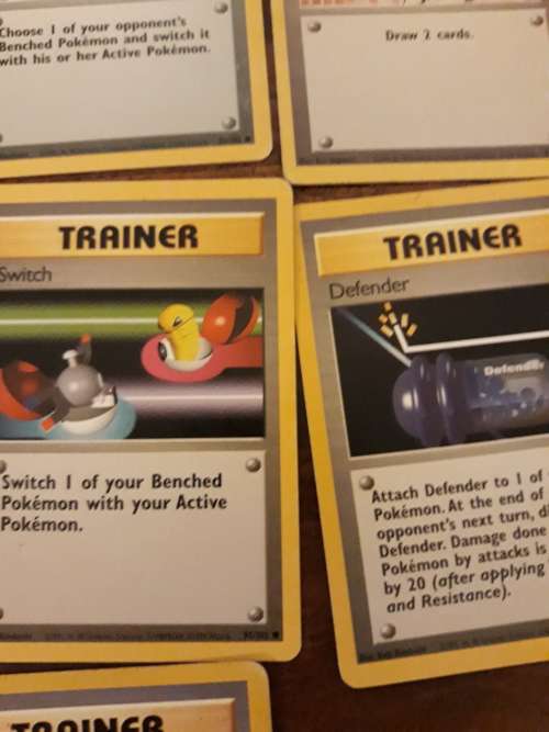 Pokemon Trainer cards x14