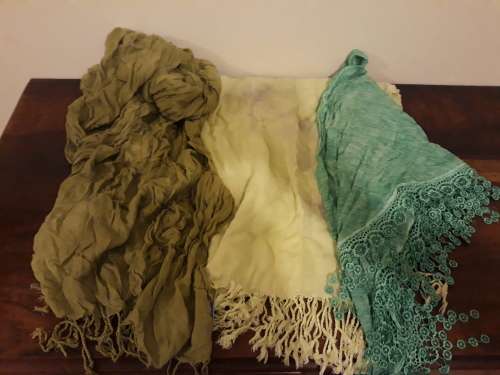 A Lot of Three Stunning Scarves for One Bid!