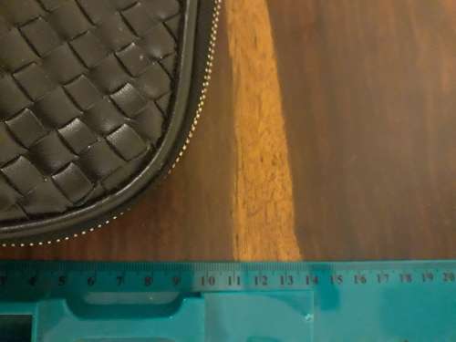 An Original Bottega Veneta Genuine Italian Leather Clutch Purse