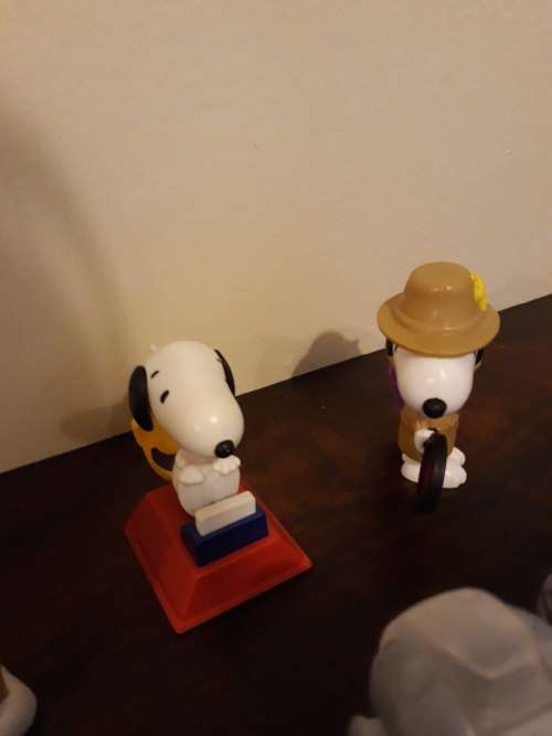 Snoopy and Robot Figurines!