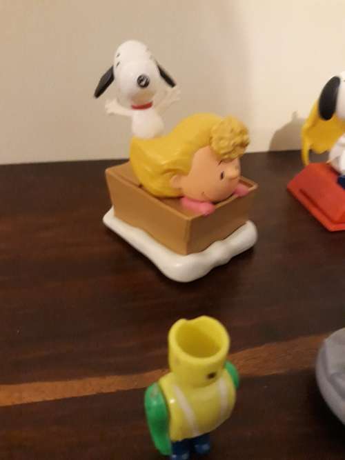Snoopy and Robot Figurines!