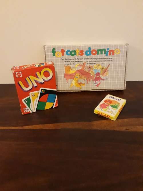 Vintage 1999 Uno Card Game  PLus Two Others