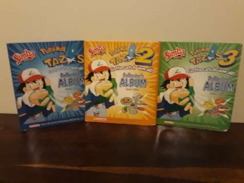 Pokemon Tazzo Albums - All Complete! No. 1-3