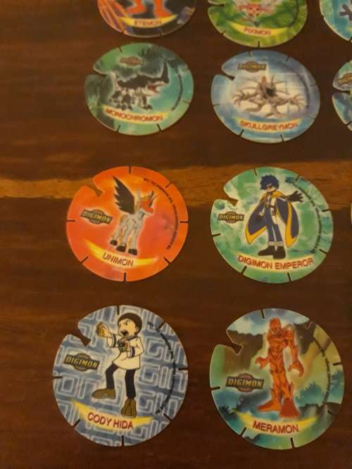 Complete Digimon Tazzo Set No. 1-40