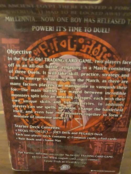 Original Pegasus Yu-Gi-Oh Deck - Complete