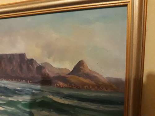 An Absolutely Stunning Original Painting of Table Mountian