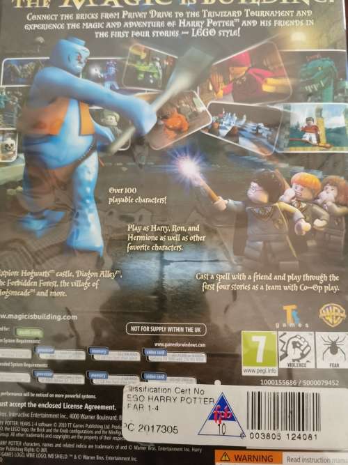 LEGO Harry Potter PC Game - Years 1 to 4