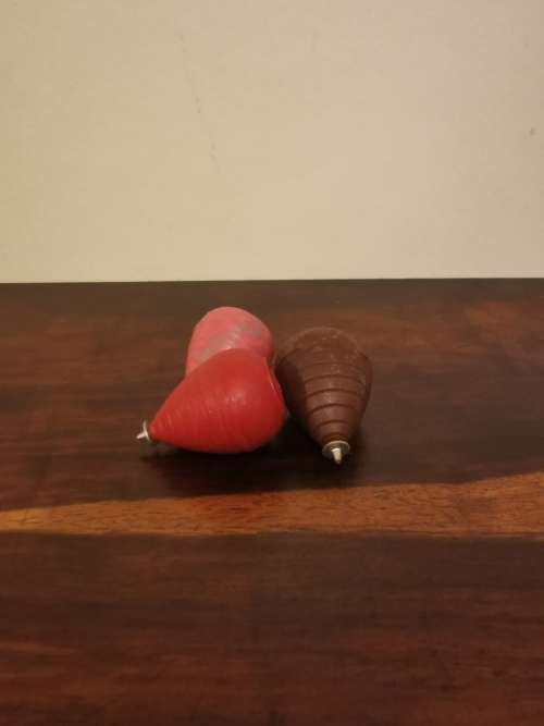 Three Vintage Spinning Tops!