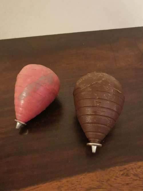 Three Vintage Spinning Tops!