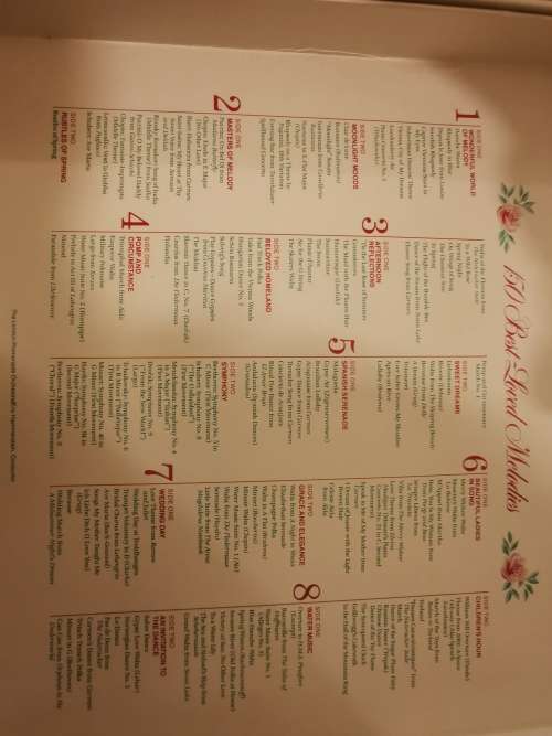 8 LP Set of 150 Best Loved Memories