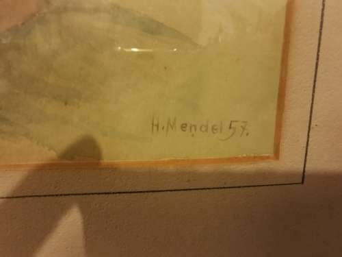 Portrait by: H Mendel 1957 (50x40cm)