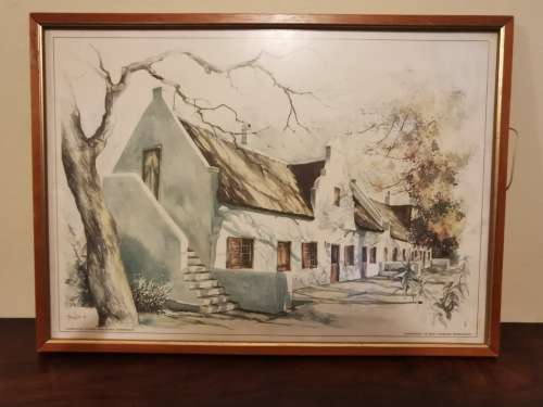 Jonkerhuis on Spier Wine Estate 1984 (43cmx31cm)