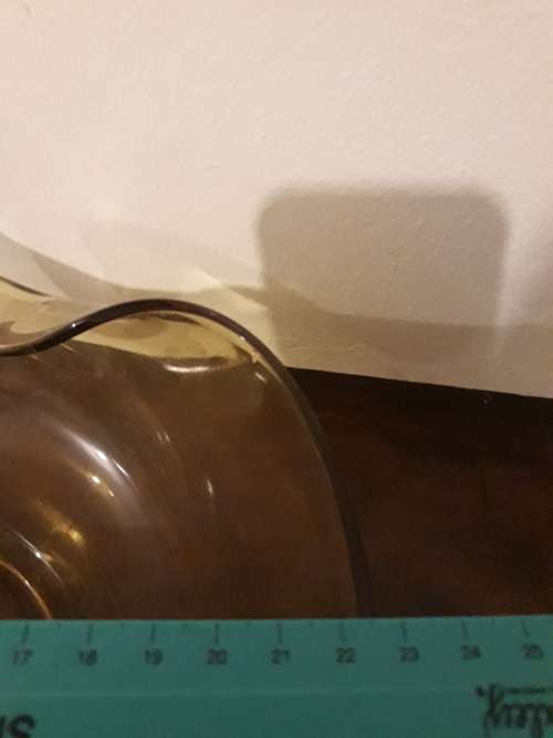 Vintage Folded Glass Bowl Set