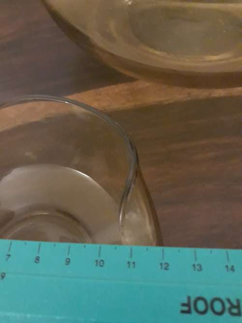 Vintage Folded Glass Bowl Set