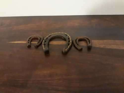 A Set of Three Wooden Horse Shoes - Made in Bulgaria!