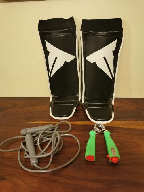 Exercise Combo with Shin Guards