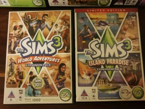 5x Expansions for The Sims 3