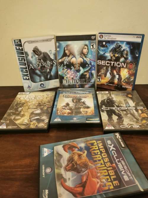 Fantasy and Action PC Game Collection x7