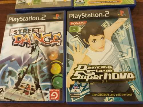 PS2 Singstar and Dance Games x7