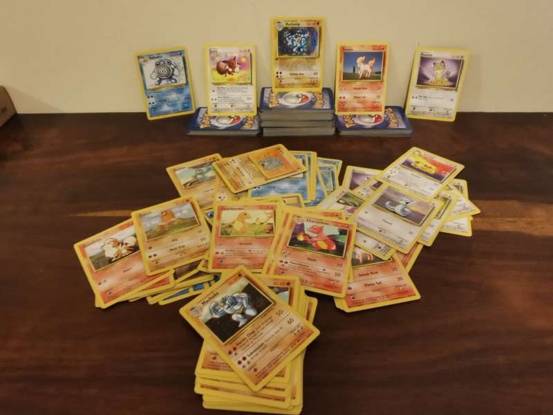1st Gen 1990`s Pokémon Cards 220+ and All Original!
